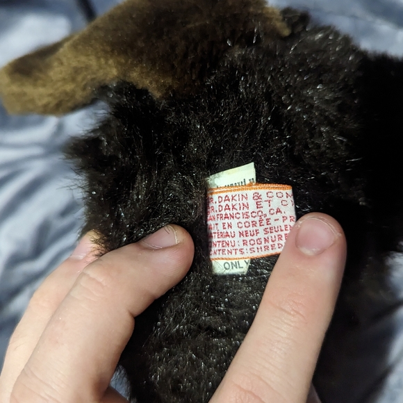 Vintage R. Dakin Beaver 1981 Plush Stuffed Animal Beaver - Picture 3 of 4